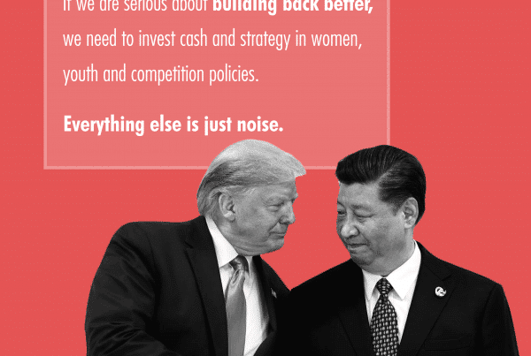 Build back better: turn off the noise