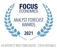 Focus Economics Analyst Forecast Awards 2021 - #3 Interest Rate Forecaster Czech Republic