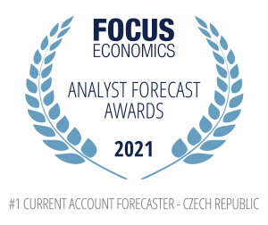 Focus Economics Analyst Forecast Awards 2021 - #1 Current Account Forecaster Czech Republic